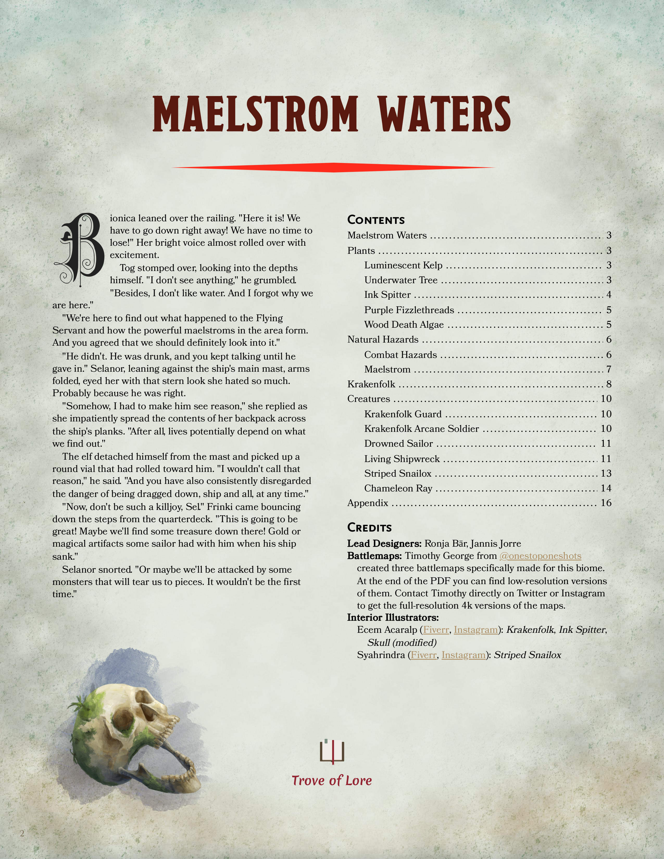 Maelstrom Waters Trove of Lore — Biomes, Landmarks & Adventures for